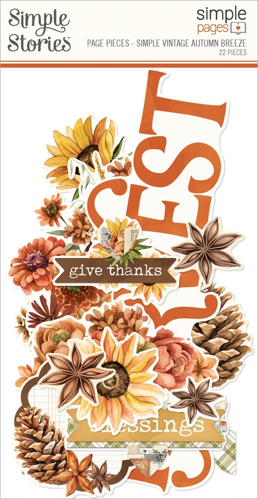 Simple Stories Simple Pages Page Pieces-Simple Vintage Autumn Breeze