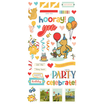 Simple Stories Simple Cards Card Kit-Say Cheese Classic Pooh Birthday