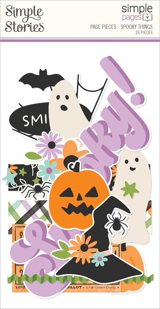 Simple Stories Simple Pages Page Pieces-Spooky Things
