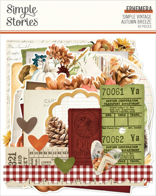 Simple Stories Ephemera-Simple Vintage Autumn Breeze