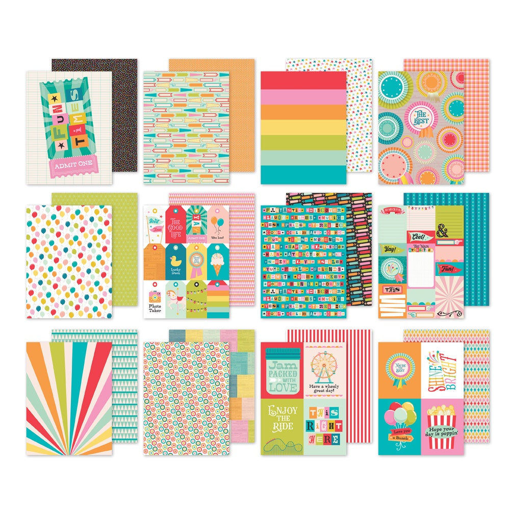 Simple Stories Double-Sided Paper Pad 6"X8" 24/Pkg-Fun Times