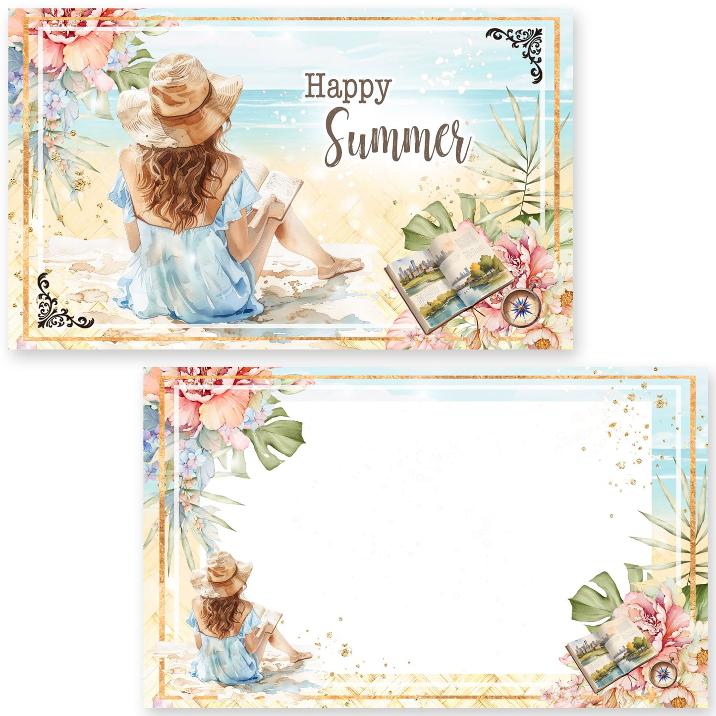 Memory Place Journal Card Pack 20/Pkg-Sunkissed Summer