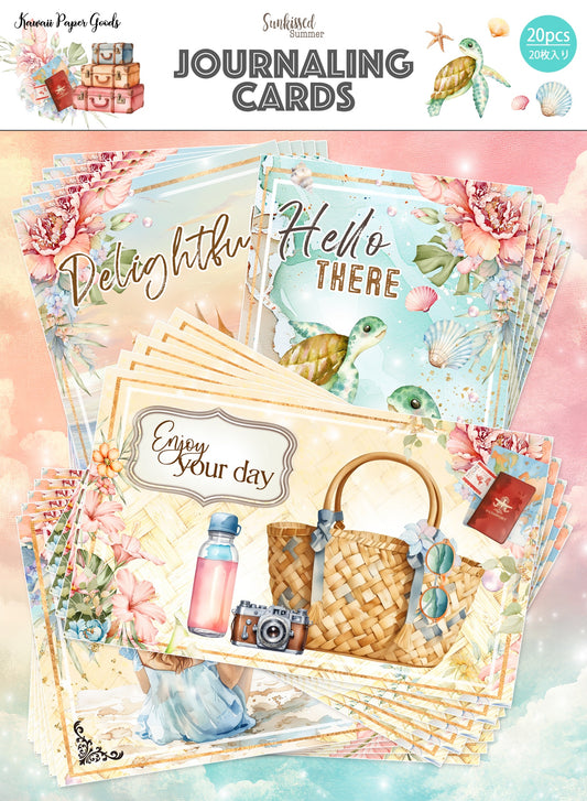 Memory Place Journal Card Pack 20/Pkg-Sunkissed Summer