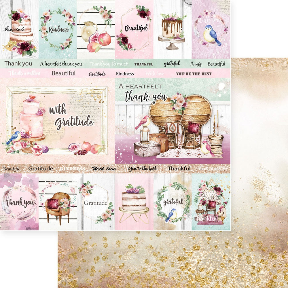 Memory Place Collection Pack 12"X12"-Gratitude