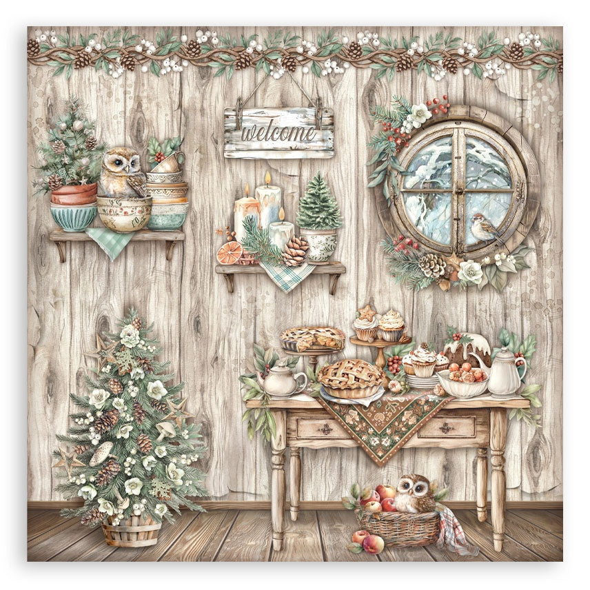 Stamperia Single-Sided Paper Pad 12"x12" 22/Pkg-The Owl's House