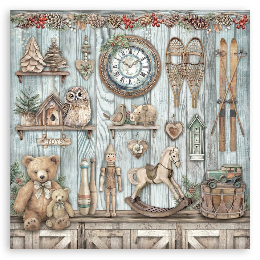 Stamperia Single-Sided Paper Pad 12"x12" 22/Pkg-The Owl's House