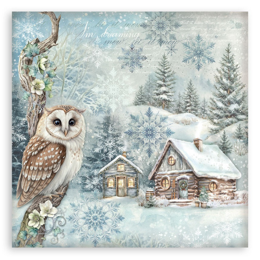 Stamperia Single-Sided Paper Pad 12"x12" 22/Pkg-The Owl's House