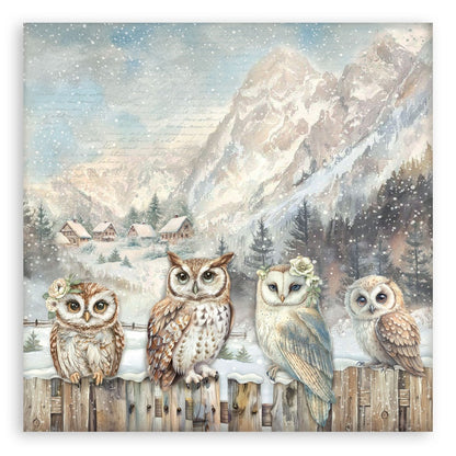 Stamperia Single-Sided Paper Pad 12"x12" 22/Pkg-The Owl's House
