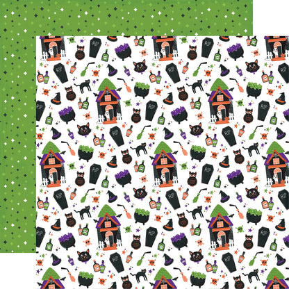 Ghosts And Goblins Double-Sided Cardstock 12"X12"