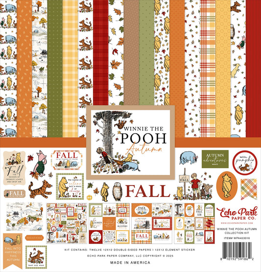 Echo Park Collection Kit 12"X12"-Winnie The Pooh Autumn