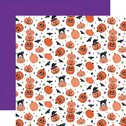 Ghosts And Goblins Double-Sided Cardstock 12"X12"