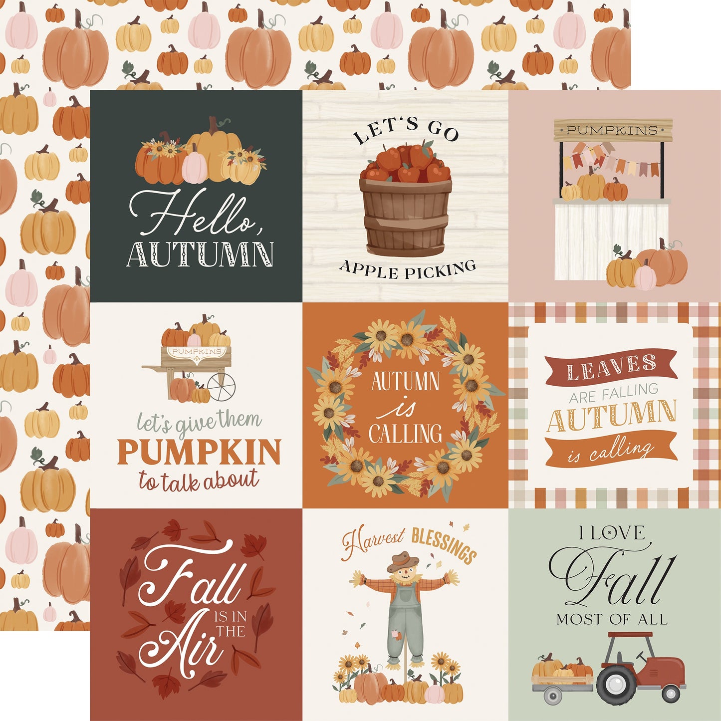 It's Autumn Double-Sided Cardstock 12"X12"-Select Style