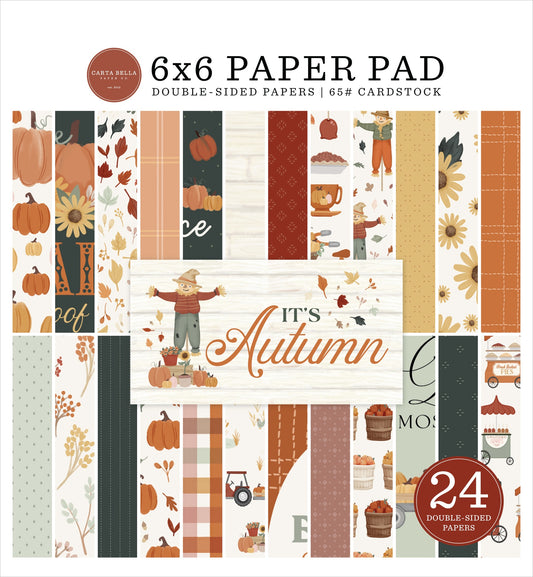 Carta Bella Double-Sided Paper Pad 6"X6"-It's Autumn