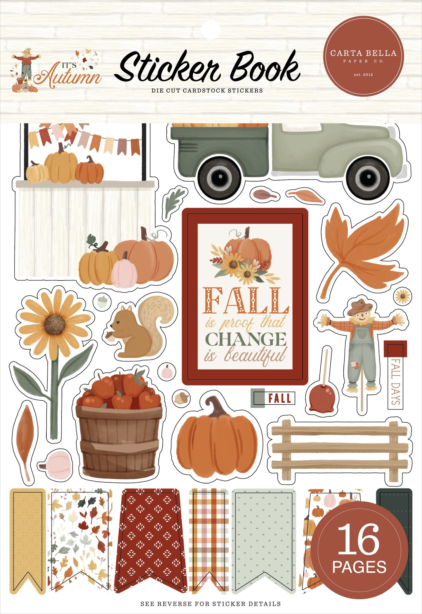 Carta Bella Sticker Book-It's Autumn