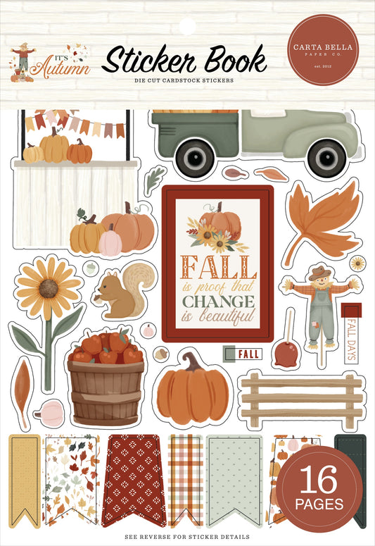 Carta Bella Sticker Book-It's Autumn