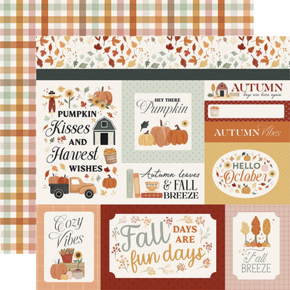 It's Autumn Double-Sided Cardstock 12"X12"-Select Style