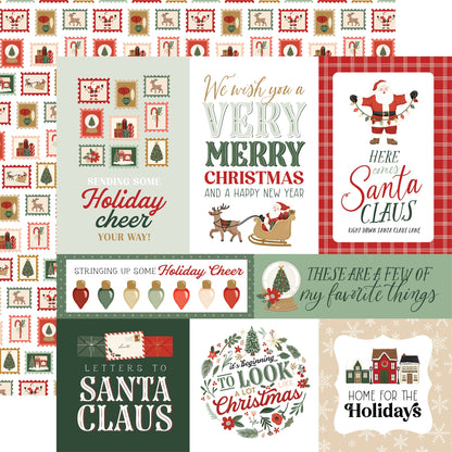 Christmas Village Double-Sided Cardstock 12"X12"-