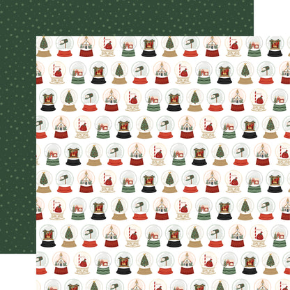 Christmas Village Double-Sided Cardstock 12"X12"-