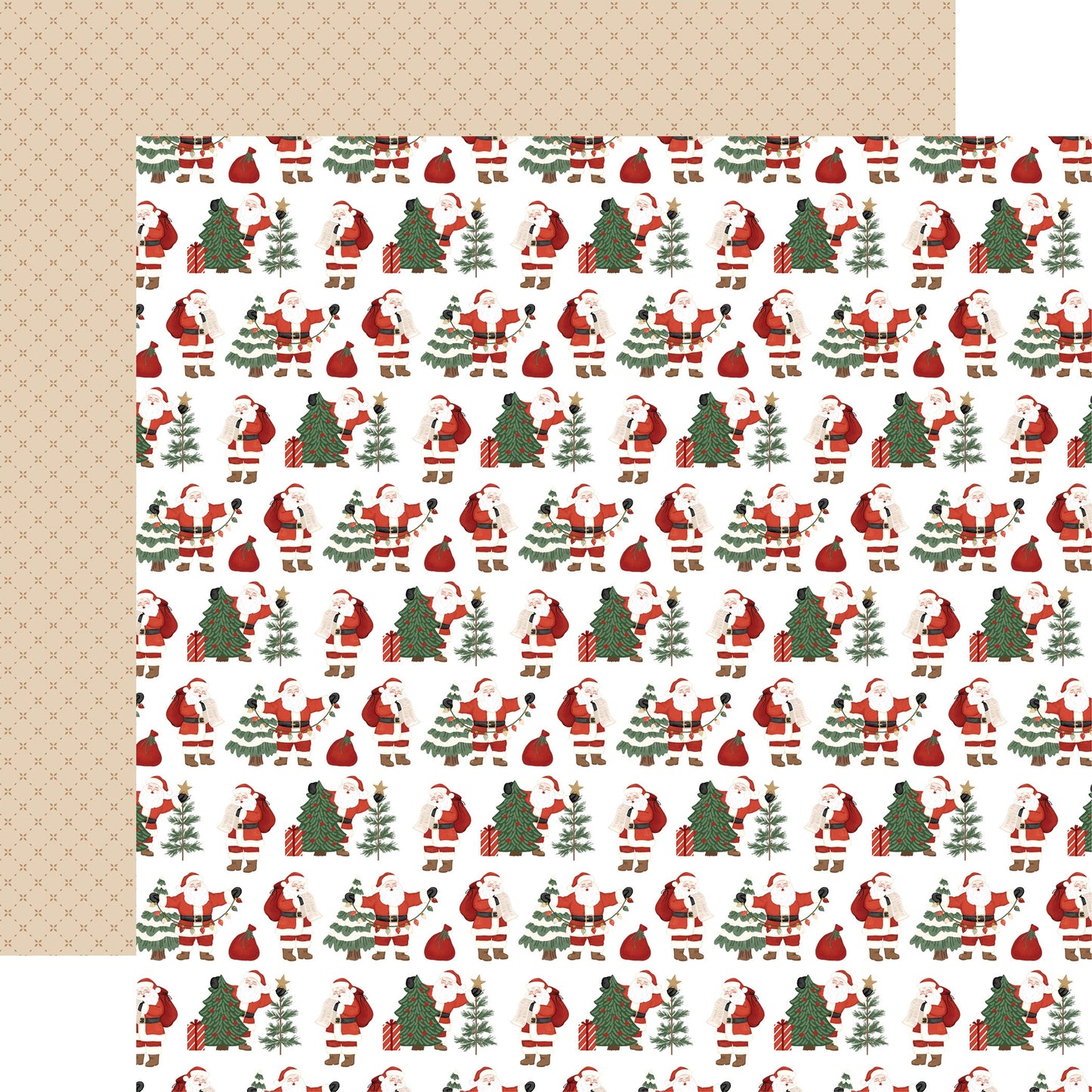 Christmas Village Double-Sided Cardstock 12"X12"-