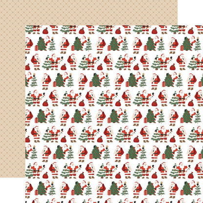 Christmas Village Double-Sided Cardstock 12"X12"-