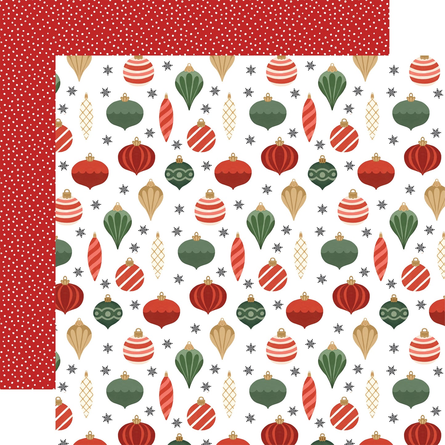 Christmas Village Double-Sided Cardstock 12"X12"-