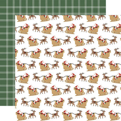 Christmas Village Double-Sided Cardstock 12"X12"-