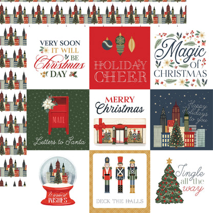 Christmas In The City Double-Sided Cardstock 12"X12"