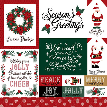 Santa Claus Double-Sided Cardstock 12"X12"