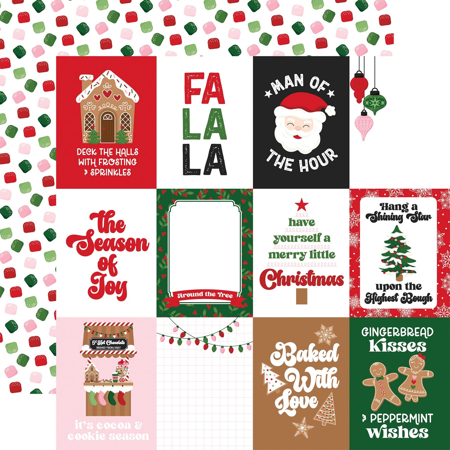 Santa's Christmas Delivery Double-Sided Cardstock 12"X12"-Select Style