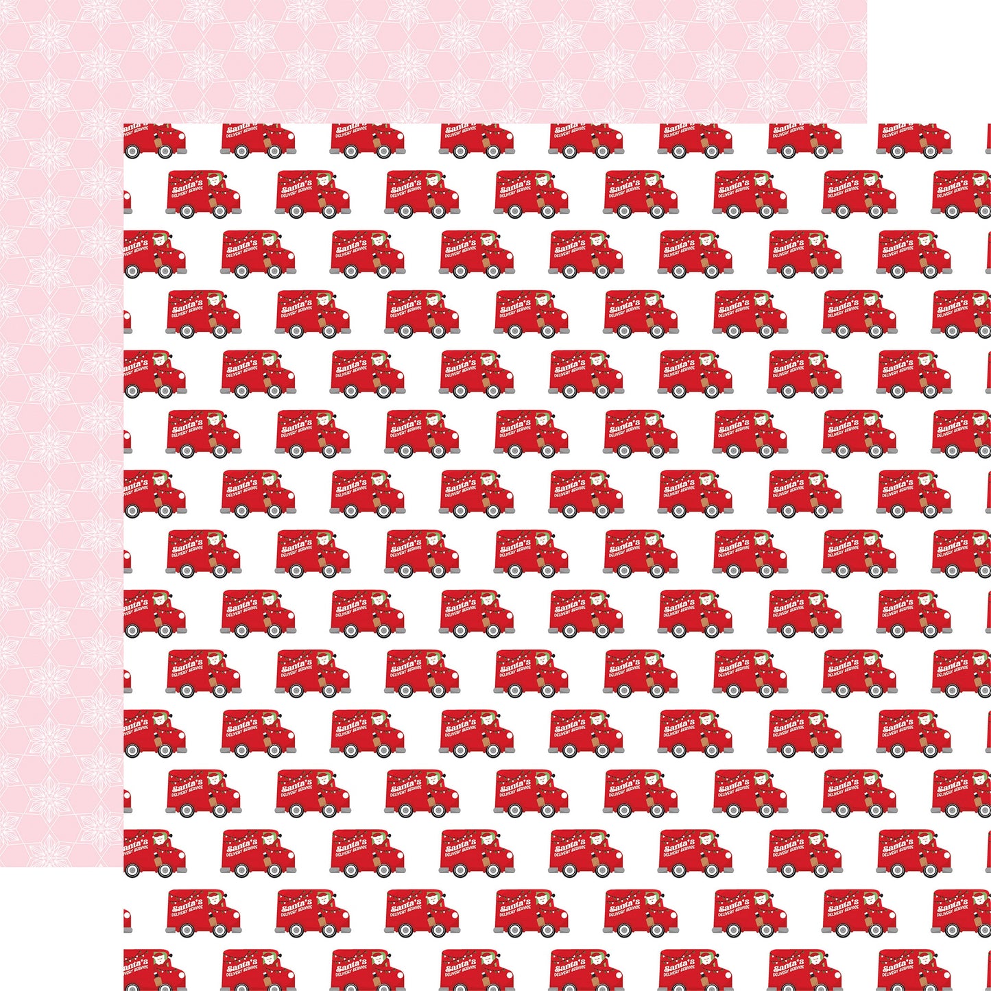 Santa's Christmas Delivery Double-Sided Cardstock 12"X12"-Select Style