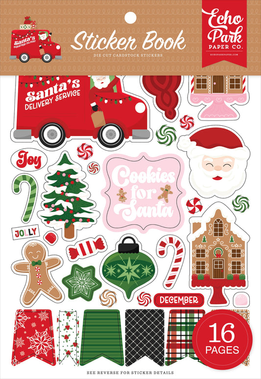 Echo Park Sticker Book-Santa's Christmas Delivery