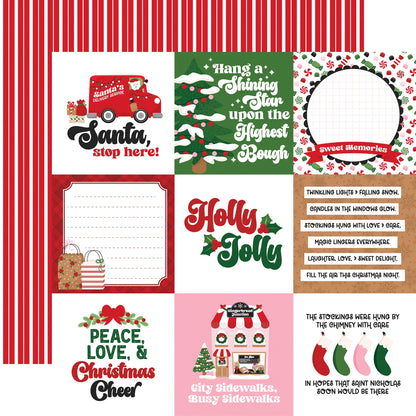 Santa's Christmas Delivery Double-Sided Cardstock 12"X12"-Select Style