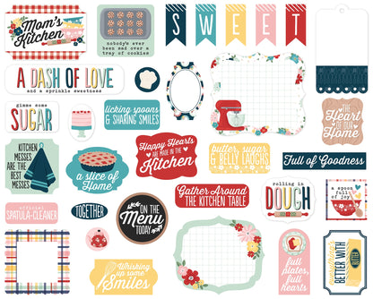 Echo Park Ephemera-Icons, Mom's Kitchen