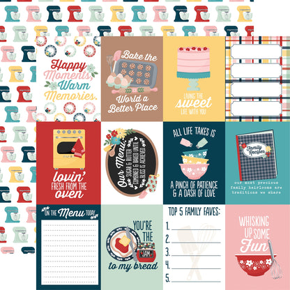Mom's Kitchen Double-Sided Cardstock 12"X12"- Select Style