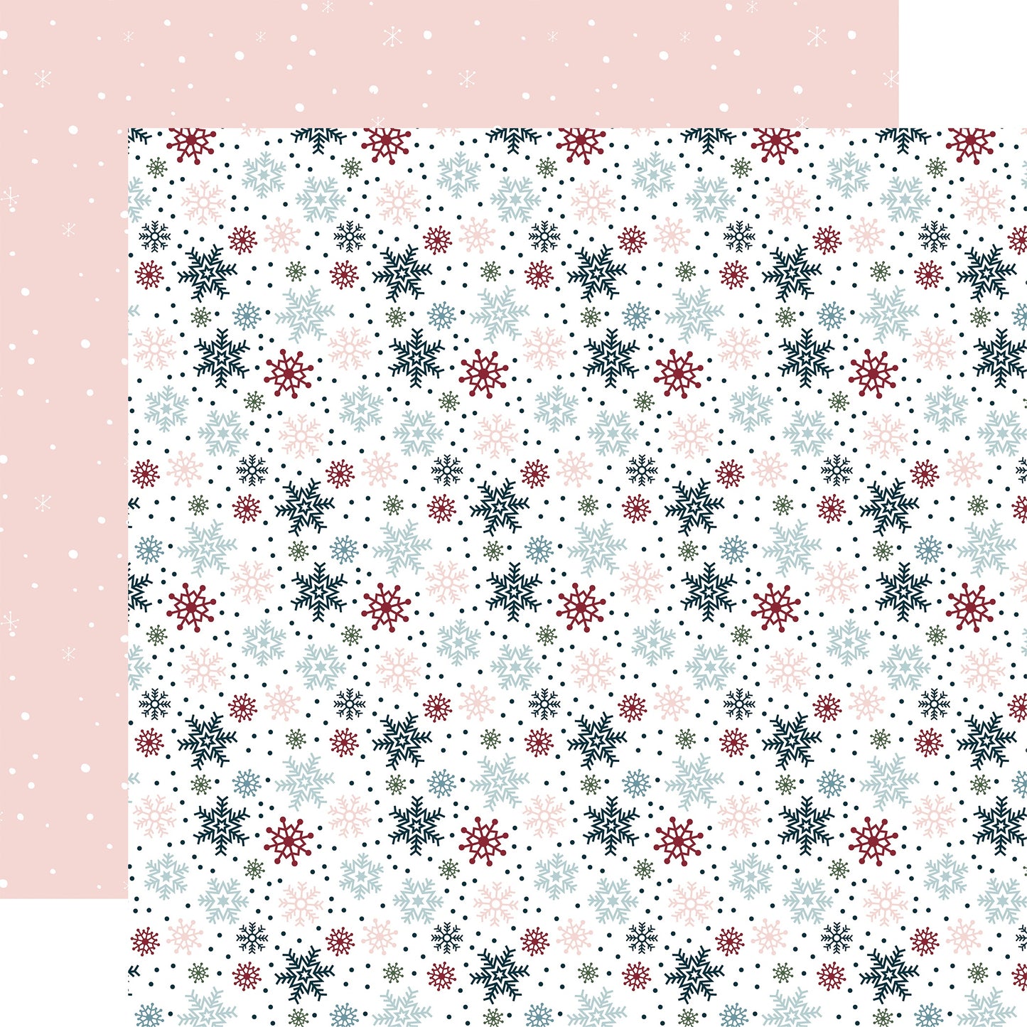 Winter Fun Double-Sided Cardstock 12"X12"- Select Style