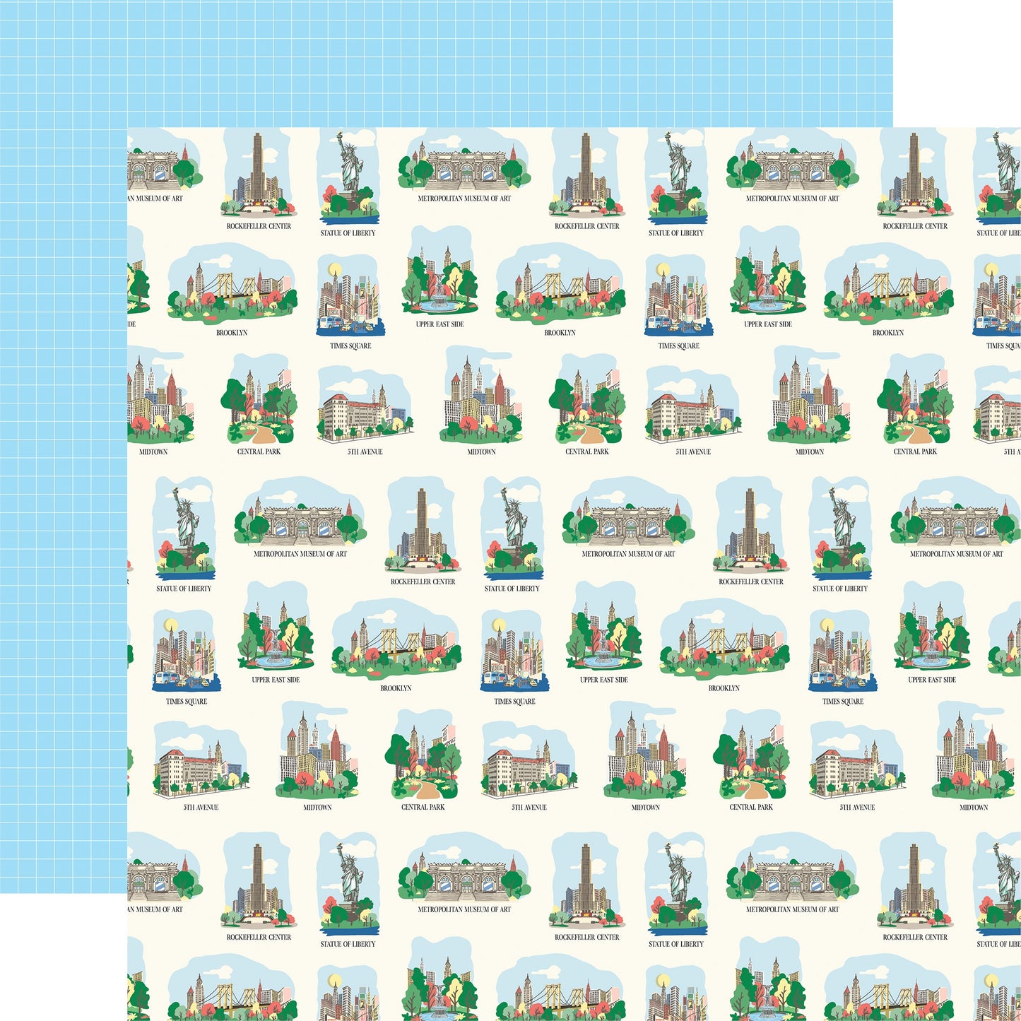 New York City Double-Sided Cardstock 12"X12"