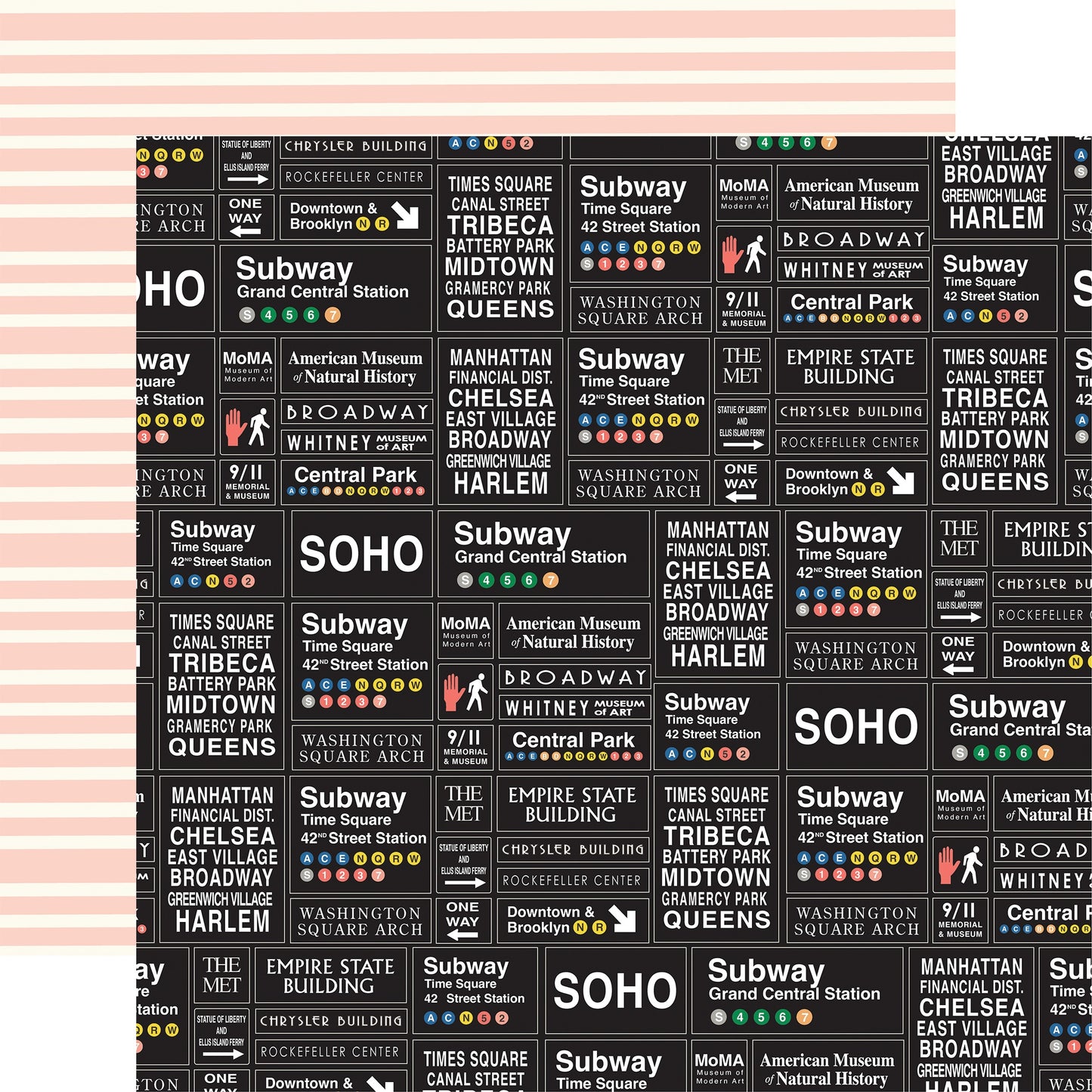 New York City Double-Sided Cardstock 12"X12"