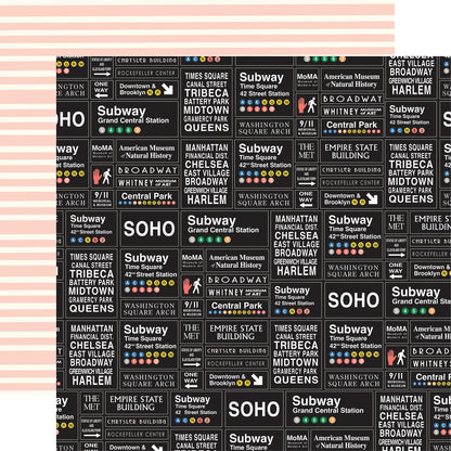 New York City Double-Sided Cardstock 12"X12"
