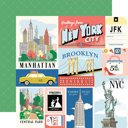 New York City Double-Sided Cardstock 12"X12"