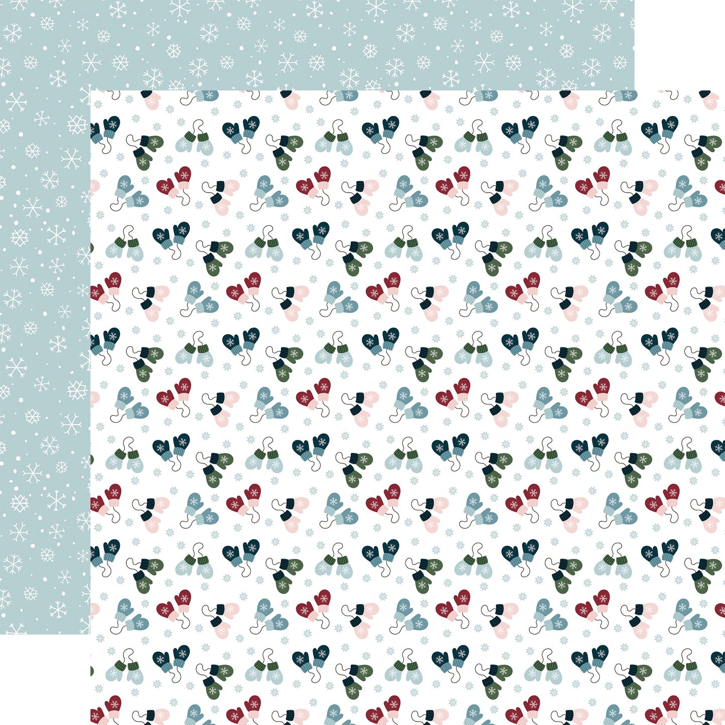 Winter Fun Double-Sided Cardstock 12"X12"- Select Style