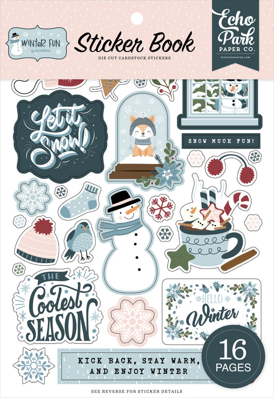 Echo Park Sticker Book-Winter Fun
