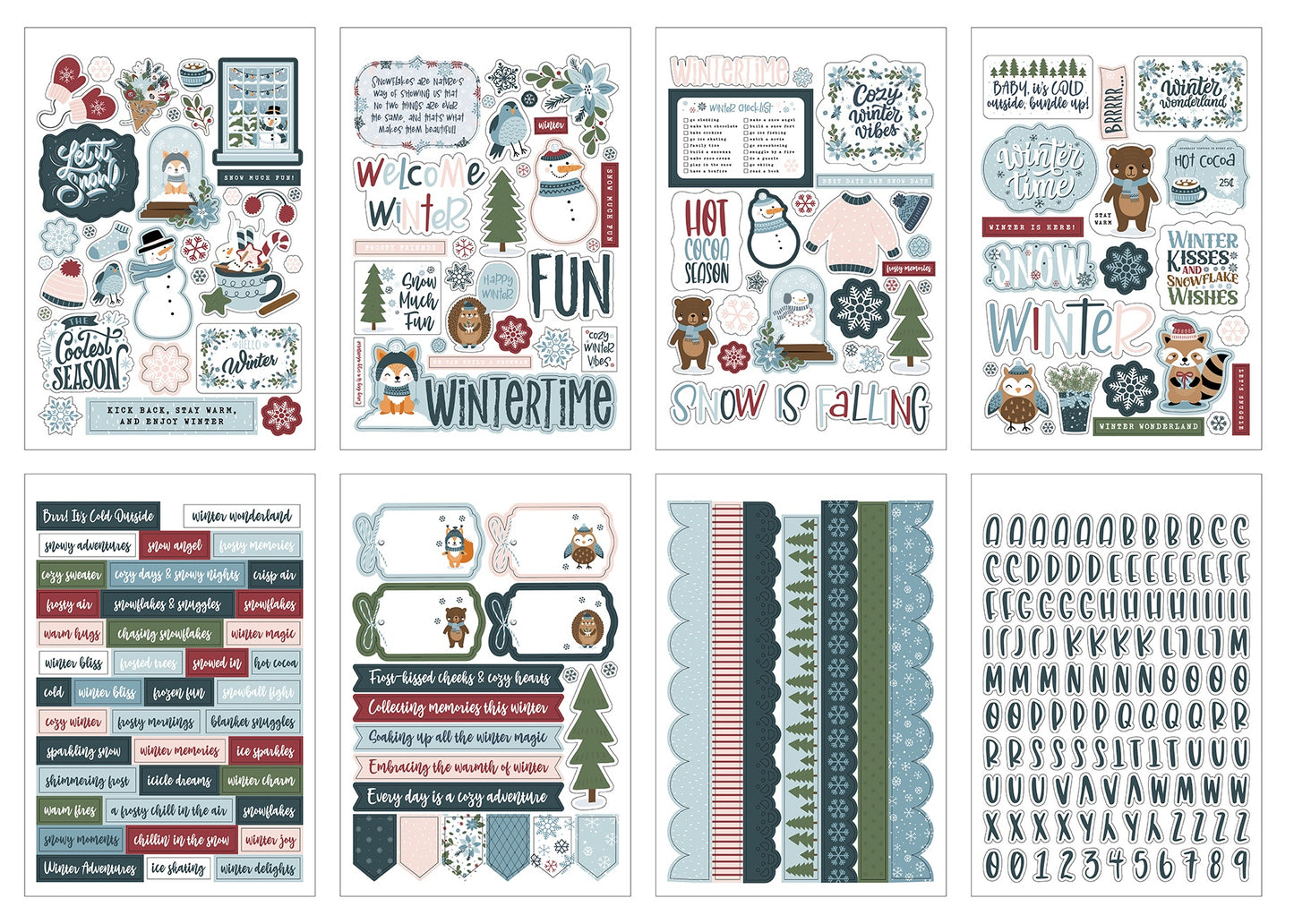 Echo Park Sticker Book-Winter Fun