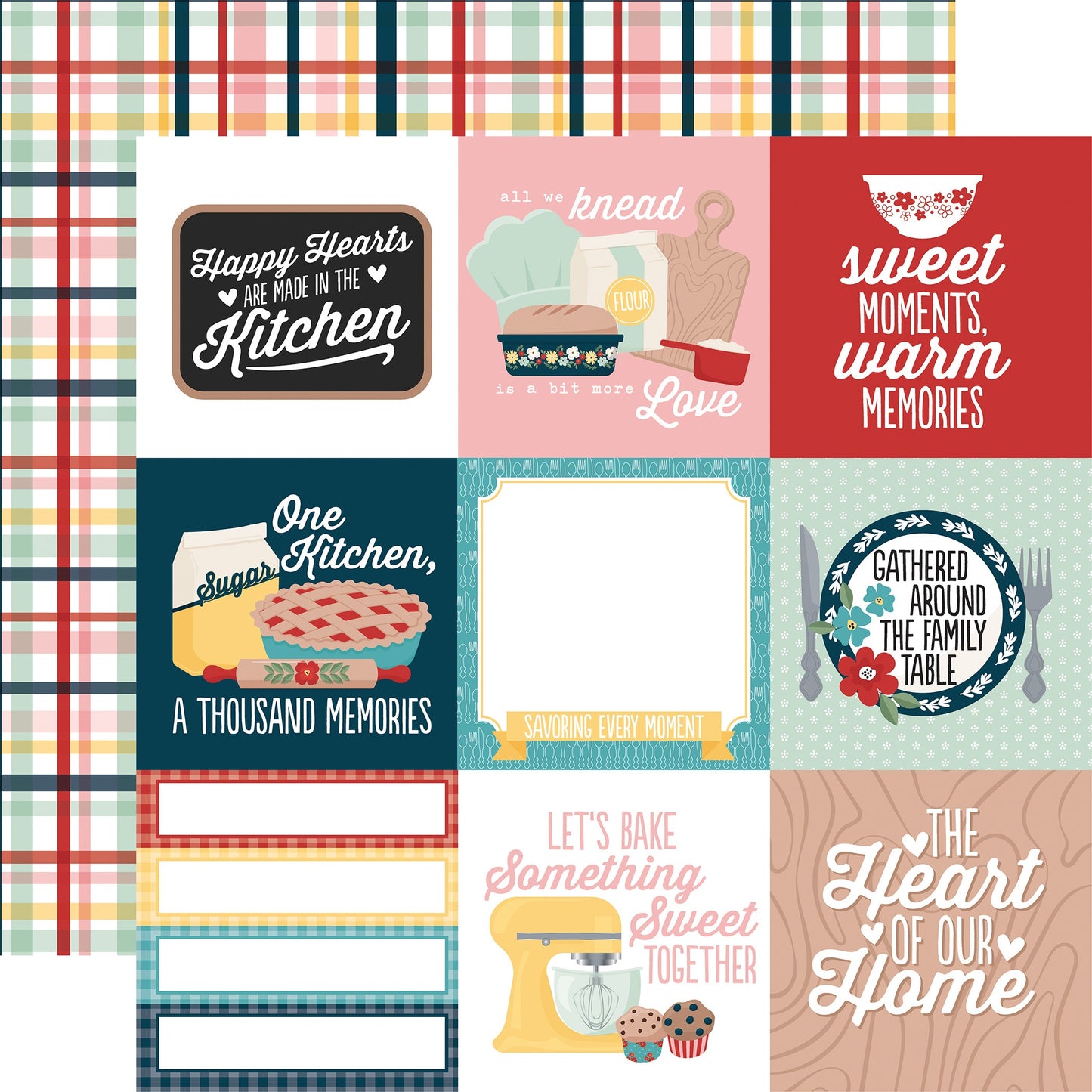 Mom's Kitchen Double-Sided Cardstock 12"X12"- Select Style