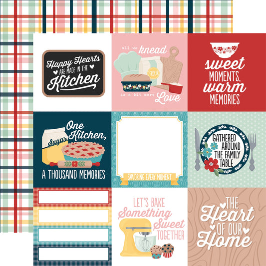 Mom's Kitchen Double-Sided Cardstock 12"X12"- Select Style