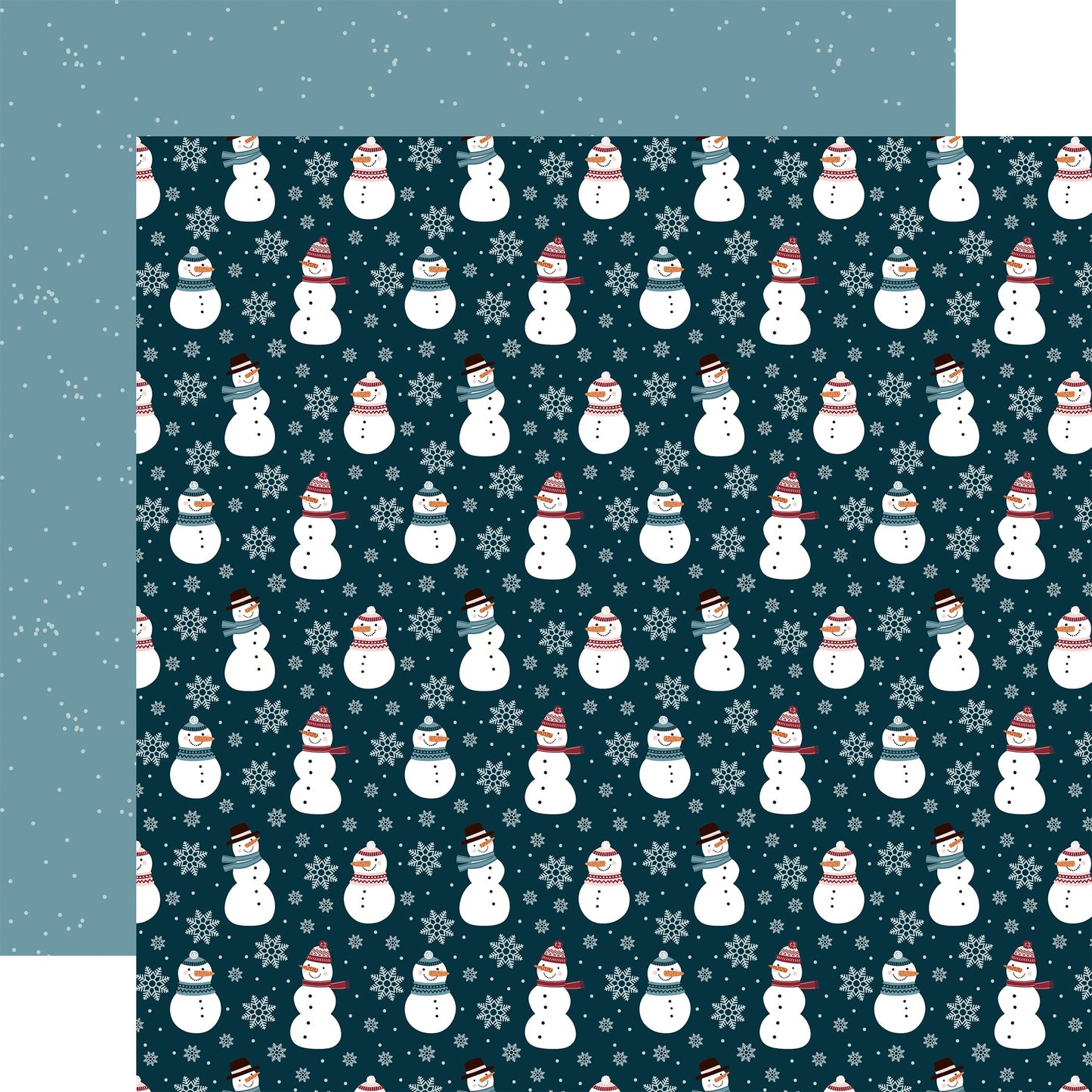Winter Fun Double-Sided Cardstock 12"X12"- Select Style