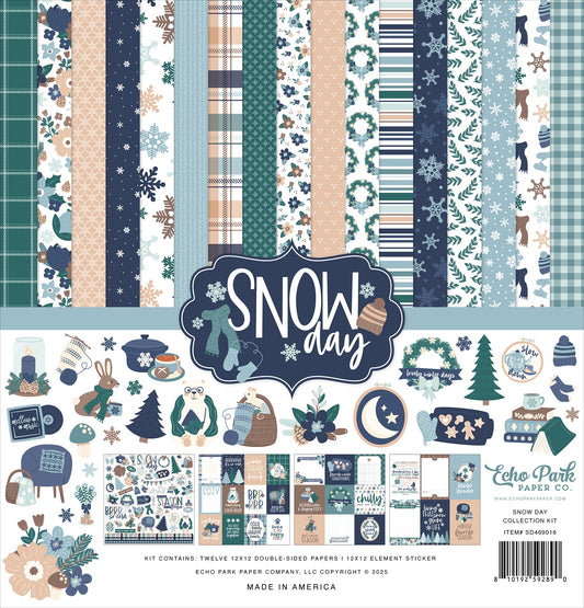 Echo Park Collection Kit 12"X12"-Snow Day