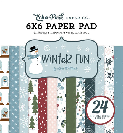 Echo Park Double-Sided Paper Pad 6"X6"-Winter Fun
