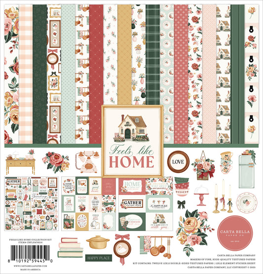 Carta Bella Collection Kit 12"X12"-Feels Like Home