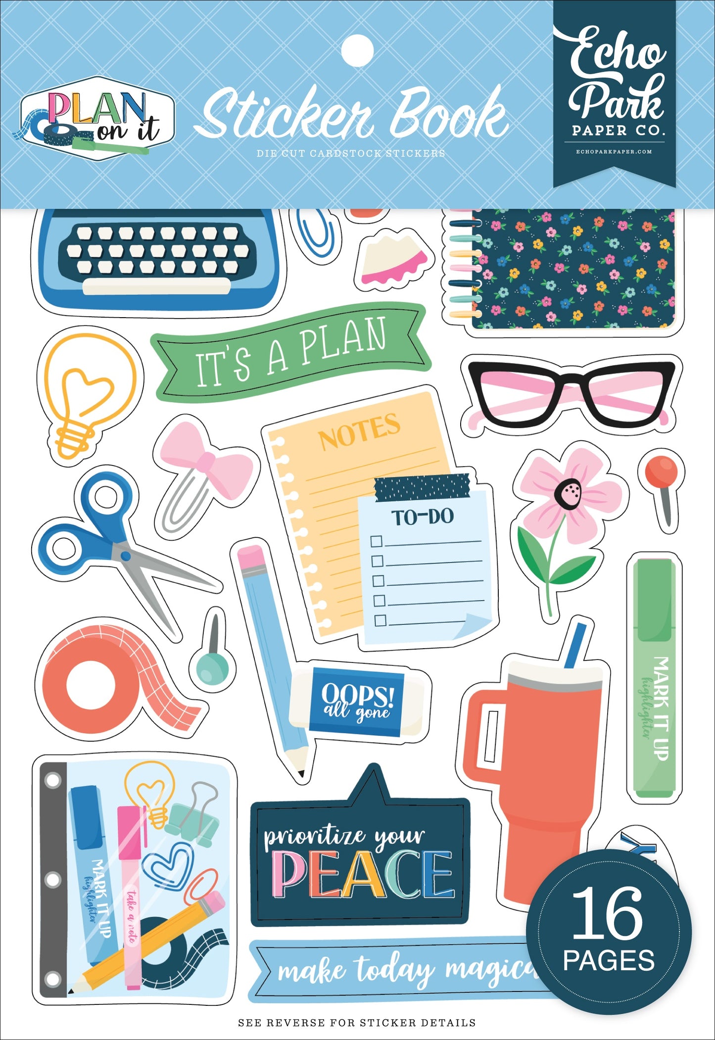 Echo Park Sticker Book-Plan On It