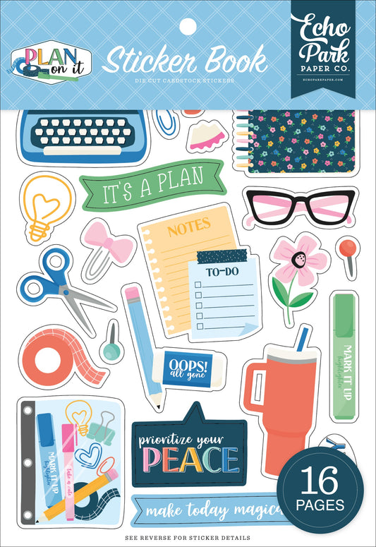 Echo Park Sticker Book-Plan On It